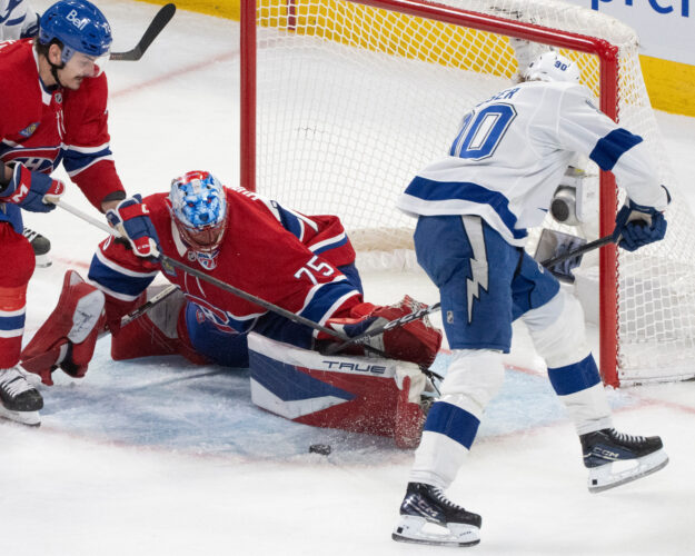 Lightning Strike Canadiens in OT